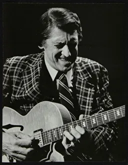 Check Prints: American guitarist Tal Farlow in concert, Wallingford, Oxfordshire, 1981. Artist