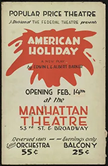 Splash Prints: American Holiday, New York, 1936. Creator: Unknown
