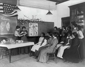 Training College Prints: American Indian and African American students at Hampton Institute