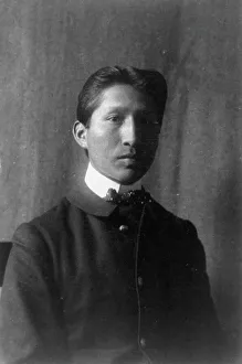 American Indian student, half-length portrait... Hampton, Virginia, between 1899 and 1900. Creator: Frances Benjamin Johnston