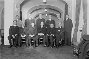 Major League Baseball Prints: American League (owners?), 1914. Creator: Bain News Service