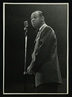 American pianist and bandleader Earl Fatha Hines, 1950s. Artist: Denis Williams