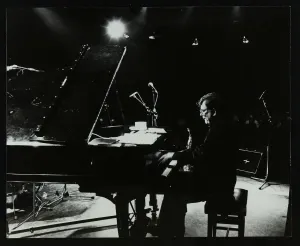 Dick Prints: American pianist Dick Wellstood playing at Potters Bar, Hertfordshire, 1986. Artist