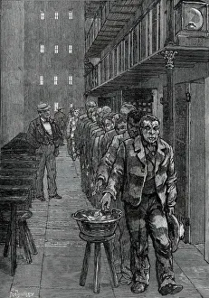 Spoon Prints: American Prison Life, Blackwell's Island