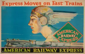 Rail Station Prints: American Railway Express, 1927
