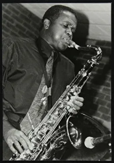 The Fairway Prints: American saxophonist Rickey Woodard playing at The Fairway