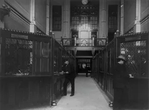Cyanotypes 1900 1910 Gmgpc Prints: American Security and Trust Co. 1901. Creator: Frances Benjamin Johnston