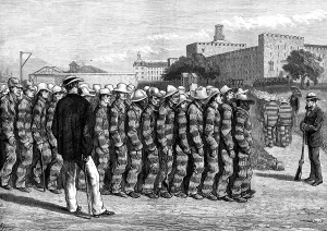 Chains Prints: American Sketches: Prison Life on Blackwell's Island - No