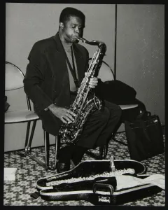 Hertfordshire Gallery: American tenor saxophonist Rickey Woodard at The Fairway, Welwyn Garden City, Hertfordshire, 1996