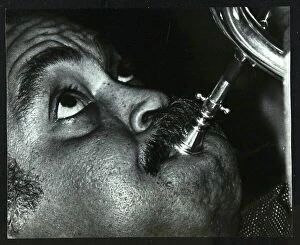 Hertfordshire Gallery: American trumpet and flugelhorn player Art Farmer at The Bell, Codicote, Hertfordshire, 1983