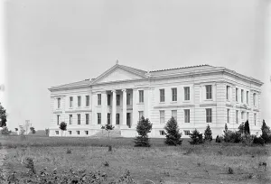American University, Washington, DC - College Buildings, 1914. Creator: Harris & Ewing. American University, Washington, DC - College Buildings, 1914. Creator: Harris & Ewing