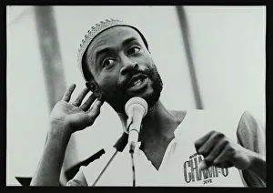American vocalist Bobby McFerrin at the Bracknell Jazz Festival, 1983
