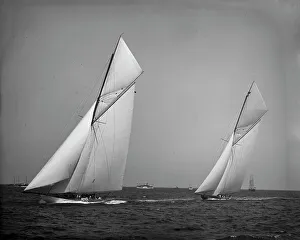 Ng Herreshoff Prints: America's Cup Races, 10-3-01