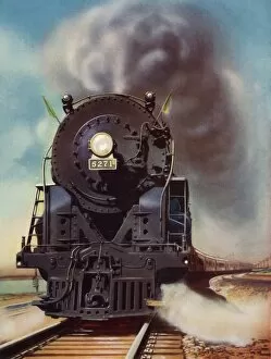 Cecil J Allen Collection: Americas Most Famous Train. The Twentieth Century Limited, 1935. Creator: Unknown