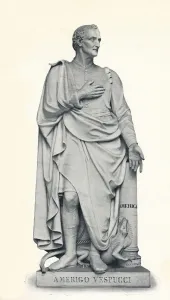 Amerigo Vespucci, (1454-1512), 1912. Artist: Gaetano Grazzini Amerigo Vespucci, (1454-1512), 1912. Artist: Gaetano Grazzini