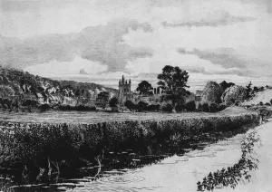 Buckinghamshire Prints: Amersham and the River Misbourne, 1904. Artist: William Monk