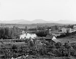 Adirondacks Prints: Ames Mill near Saranac Lake, Adirondack Mtns. N.Y. between 1900 and 1910. Creator: Unknown