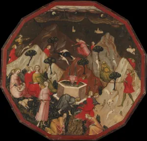 Giovanni Boccaccio Gallery: Ametos Discovery of the Nymphs, ca. 1410. Creator: Master of 1416 (Italian, Florentine