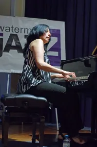 Amina Figarova, Watermill Jazz Club, Dorking, Surrey, 2015. Artist: Brian O Connor
