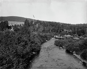 Amminoo Suck River Prints: Ammonoosuc River and Twin Mountain House, White Mountains, c1901. Creator: Unknown