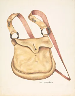 Ammunition Collection: Ammunition Bag, 1938. Creator: Ethel Dougan