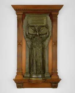 Amor Caritas, Modeled 1897, cast after 1899. Creator: Augustus Saint-Gaudens Amor Caritas, Modeled 1897, cast after 1899. Creator: Augustus Saint-Gaudens