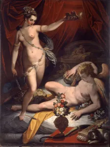 Amor Prints: Amor and Psyche, 1589. Artist: Zucchi, Jacopo (c. 1541-c. 1590)