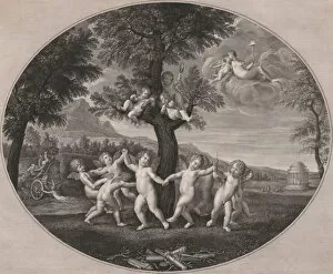 Abducting Gallery: Amorini Celebrate the Rape of Proserpina, 1805-12. Creator: Francesco Rosaspina
