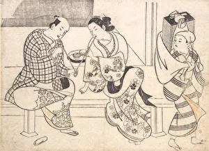 Amorous Couple, early 18th century., early 18th century. Creator: Okumura Masanobu Amorous Couple, early 18th century., early 18th century. Creator: Okumura Masanobu