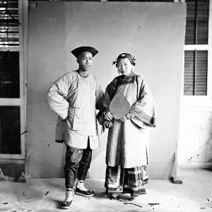 Apprehension Prints: Amoy, Fukien province, China: a married couple, standing, 1870. Creator: John Thomson