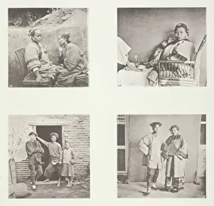 John Thomson Collection: Amoy Women; The Small Foot of a Chinese Lady; Amoy Men; Male and Female Costume, Amoy, c