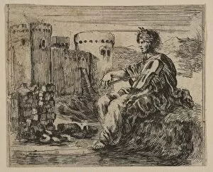 De Saint Sorlin Gallery: Amphion, from Game of Mythology (Jeu de la Mythologie), 1644