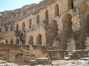 Tunisia Africa Prints: Amphitheatre of El Jem, Tunisia, 2009. Creator: Amanda Waite