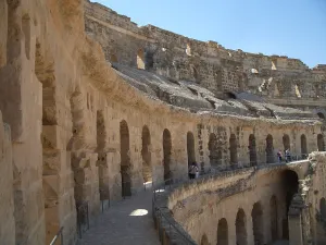 Tunisia Africa Prints: Amphitheatre of El Jem, Tunisia, 2009. Creator: Amanda Waite