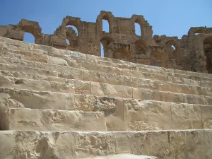 Tunisia Africa Prints: Amphitheatre of El Jem, Tunisia, 2009. Creator: Amanda Waite
