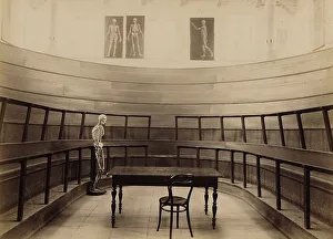 Educational Facility Prints: Part of the amphitheatre of the two-light anatomical auditorium, 1890. Creator: Unknown