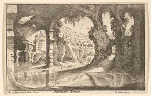 Sebastiaan Francx Prints: Amphitiatri Romani, ca. 1650. Creator: Wenceslaus Hollar