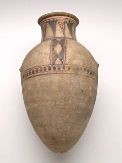 Amphora Prints: Amphora, Egypt, New Kingdom, Dynasty 18 (about 1550-1295 BCE). Creator: Unknown