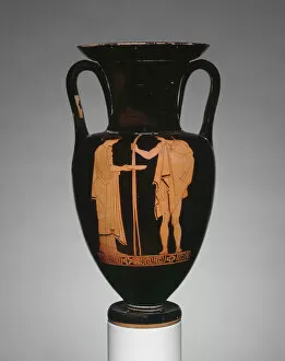 Athens Gallery: Amphora (Storage Jar), 455-445 BCE. Creator: Sabouroff Painter