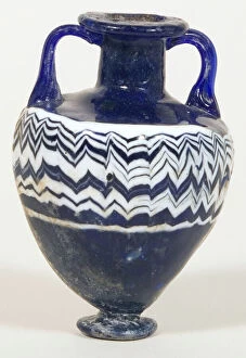 Glassware Collection: Amphoriskos (Container for Oil), mid-4th-early 3rd century BCE. Creator: Unknown