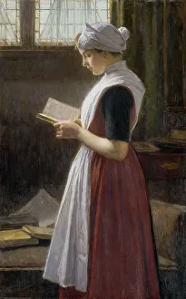 Literacy Prints: Amsterdam Orphan Girl, c.1890-c.1910. Creator: Nicolaes van der Waay