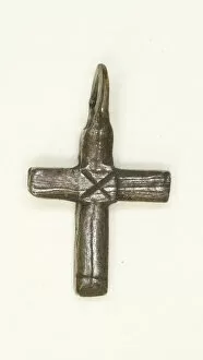 4th Century Gallery: Amulet of a Cross, Byzantine Period (4th-7th centuries). Creator: Unknown