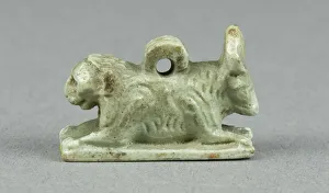 Headed Prints: Amulet of a Double Animal: Lion and Bull, Egypt, Late Period, Dynasty 26 (664-525 BCE)