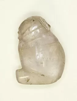 Semi Precious Stone Gallery: Amulet of a Female Sphinx, Egypt, Middle Kingdom, Dynasties 11-13 (about 2055-1650 BCE)