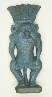 Amulet Collection: Amulet of the God Bes, Egypt, Third Intermediate Period-Late Period (about 1069-332 BCE)