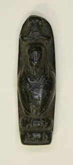 Soapstone Gallery: Amulet of the God Osiris-Canopus, Egypt, 2nd century AD. Creator: Unknown