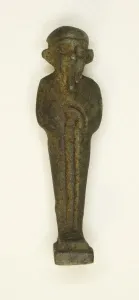 Patron Collection: Amulet of the God Ptah, Egypt, Late Period, Dynasty 26-31 (664-332 BCE). Creator: Unknown