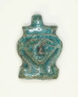16th Century Bc Gallery: Amulet of the Goddess Hathor, Egypt, New Kingdom, Dynasties 18-20 (about 1550-1069 BCE)