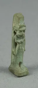 Isis Gallery: Amulet of the Goddess Isis, Egypt, Ptolemaic Period (?) (332-30 BCE). Creator: Unknown