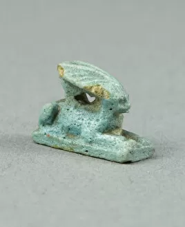 Ptolemaic Gallery: Amulet of a Hare, Egypt, Late Period-Ptolemaic Period (7th-1st centuries BCE)